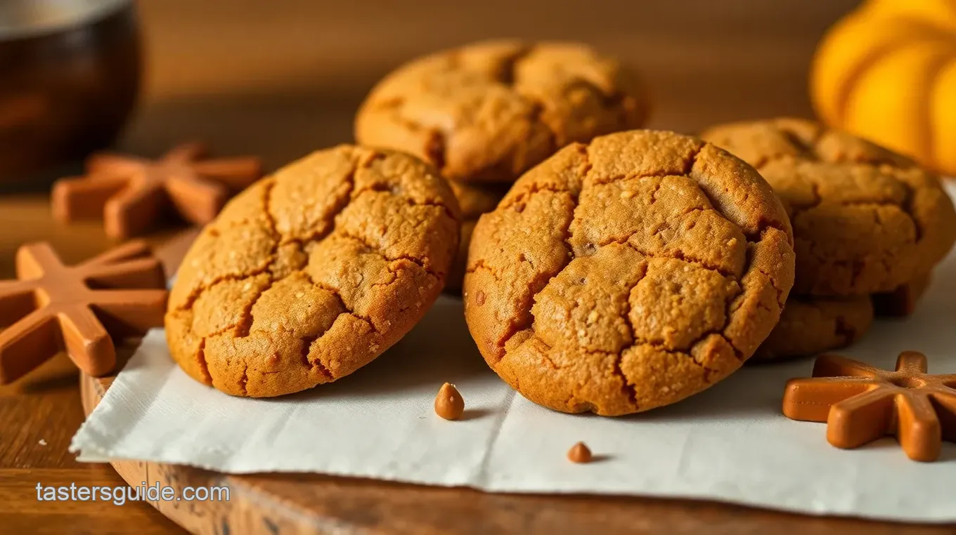 Chewy Triple Ginger Cookies