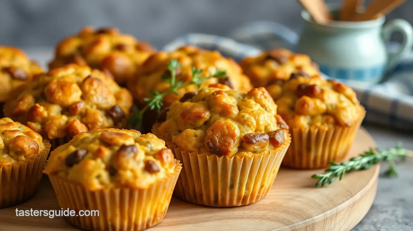 Savory Stuffing Muffins