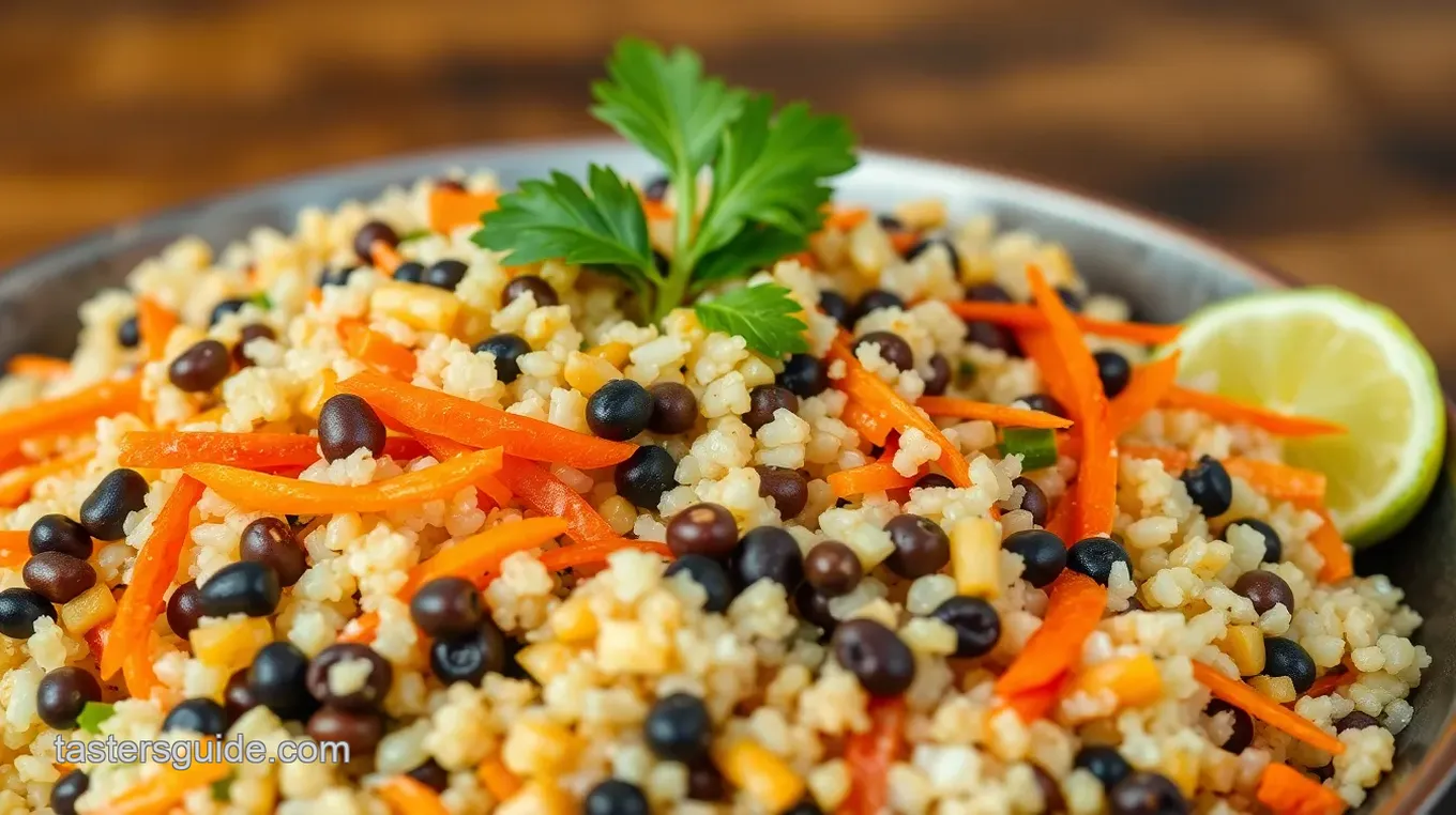 Thai Quinoa Lentil Salad