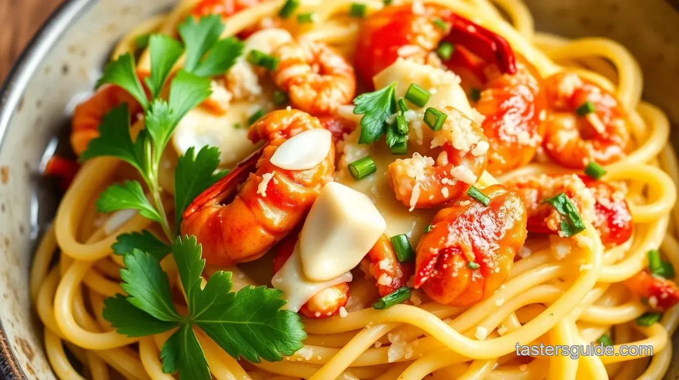 Crawfish Fettuccine Recipe