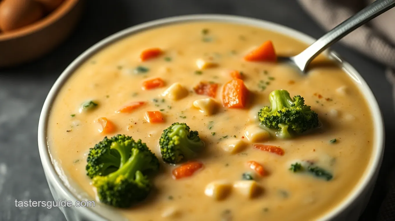 Creamy Cheesy Broccoli Soup