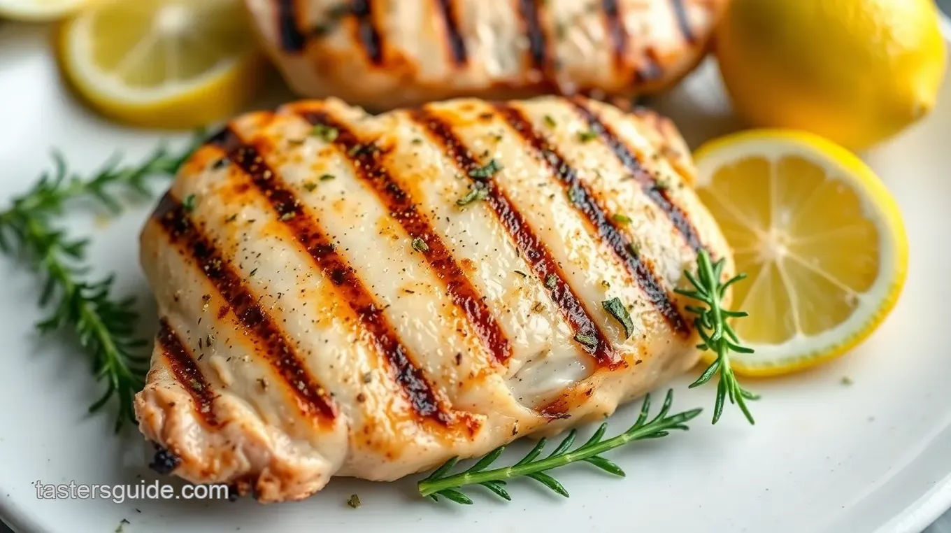 Lemon Herb Grilled Chicken Breast