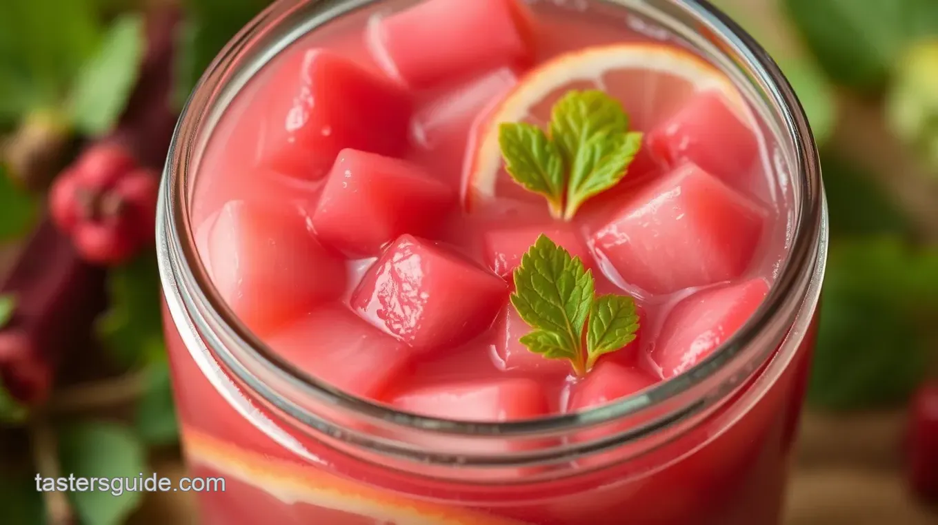 Refreshing Rhubarb Shrub Recipe