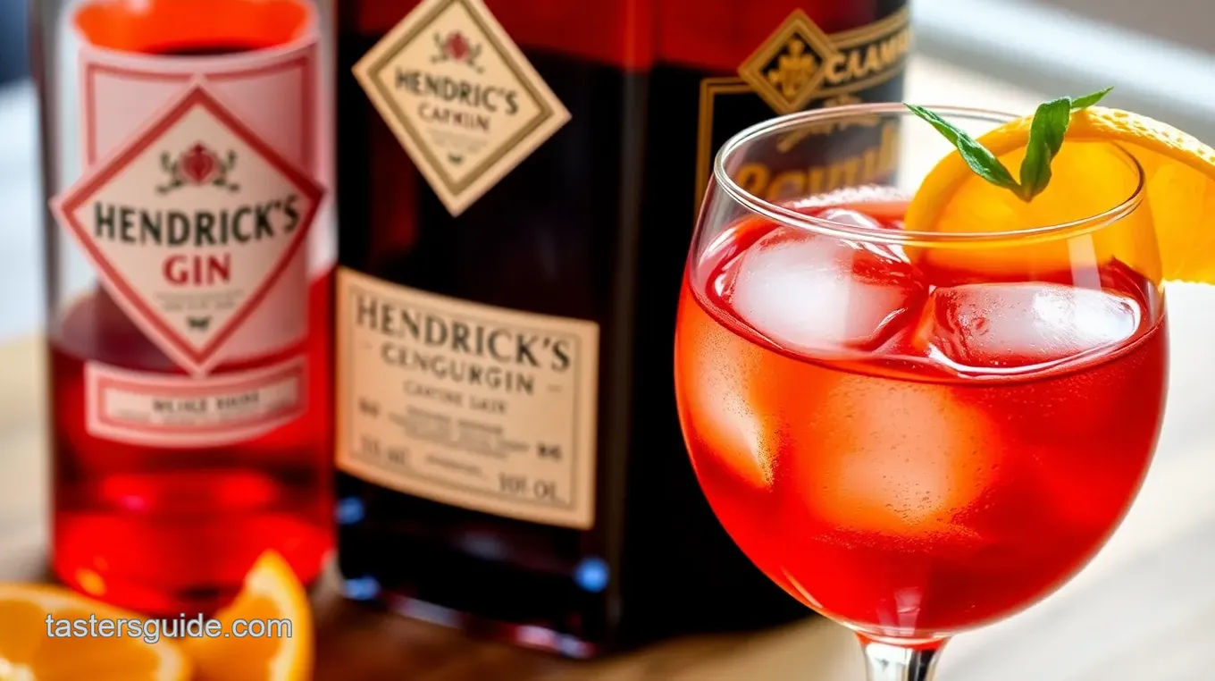 Best Vermouth with Hendrick's Gin Negroni