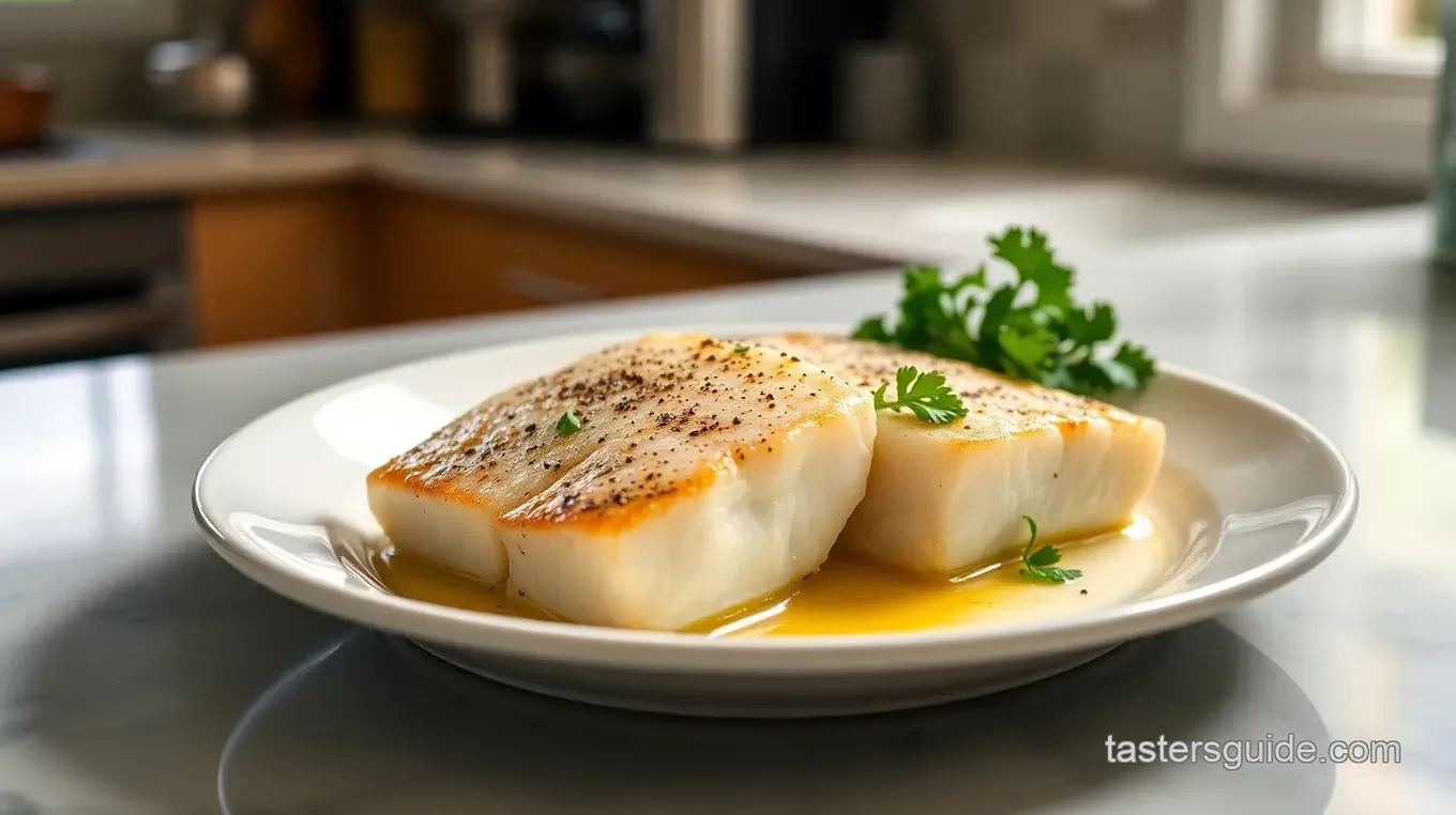 Pan-Seared Pacific Cod with Garlic Butter