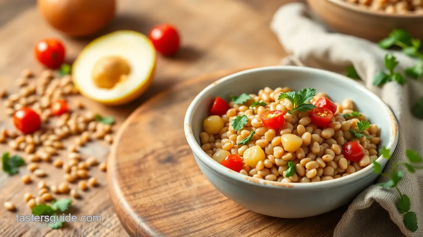 Simple Lentil Tabouli Salad