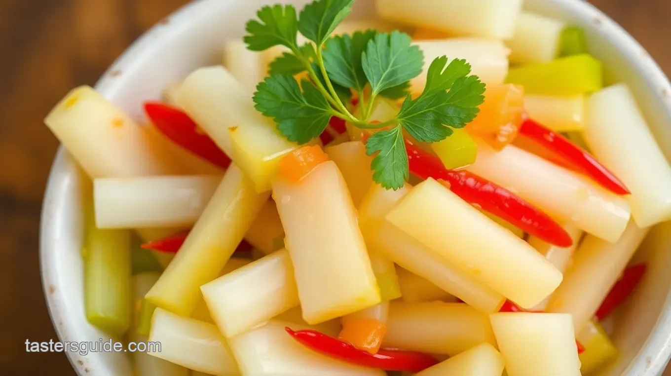 Korean Sweet Fermented Radish (Danmuji)