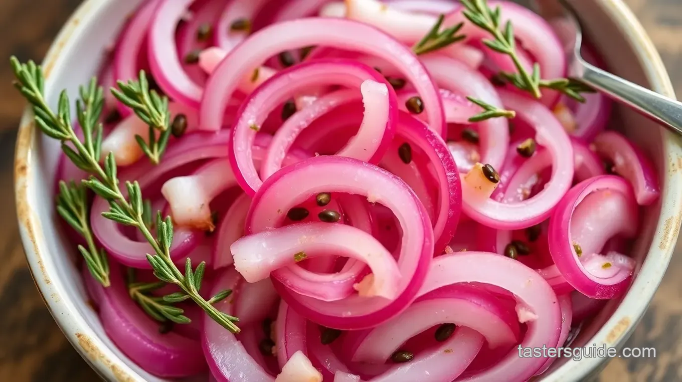 Pickled Onions with Oregano