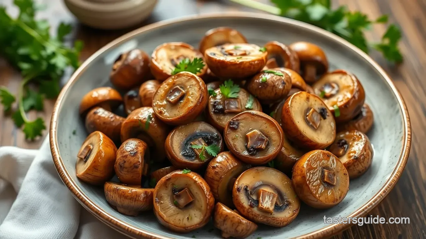 Sautéed Garlic Mushrooms