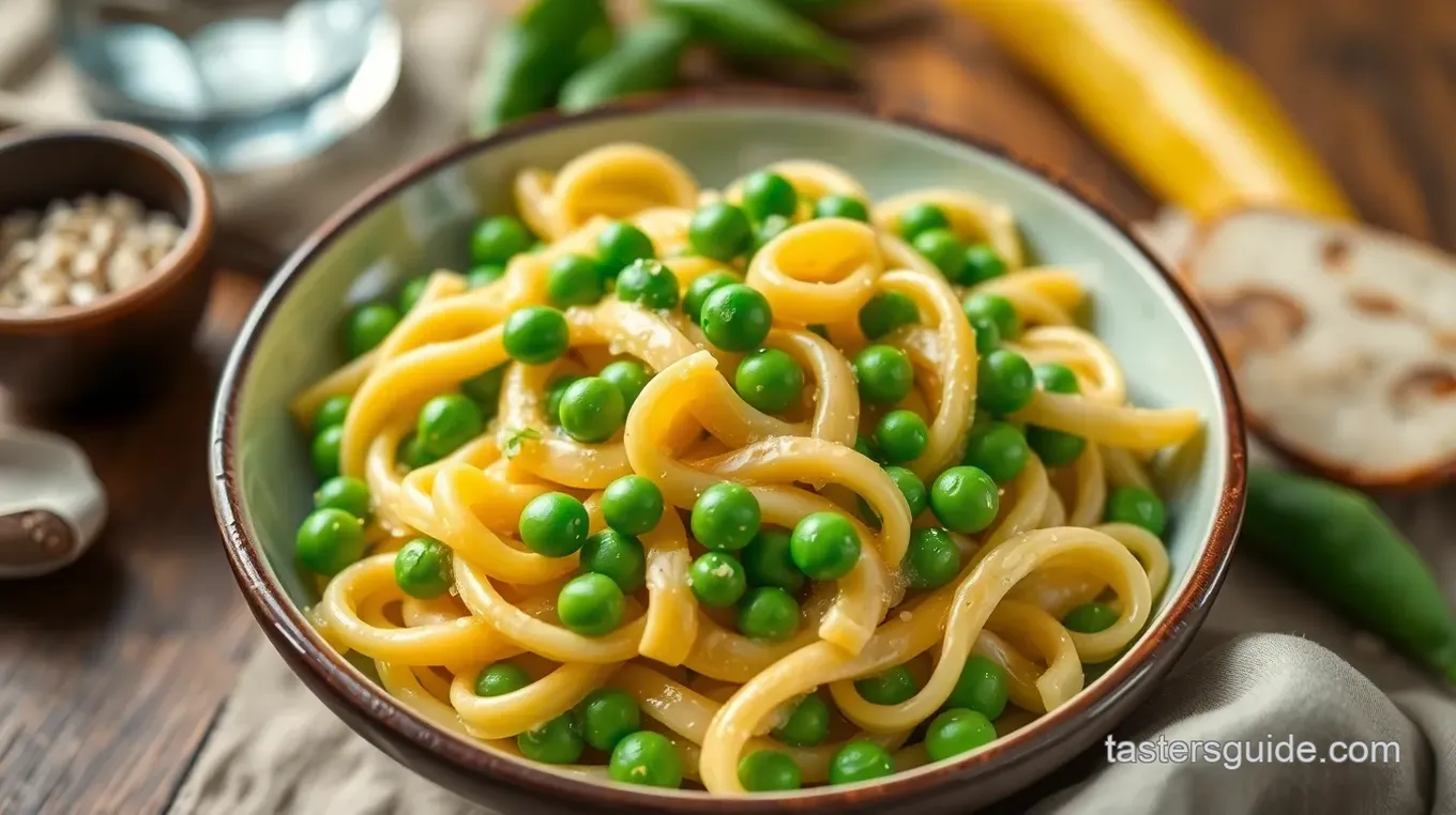 Spring Orecchiette Pasta with Burrata