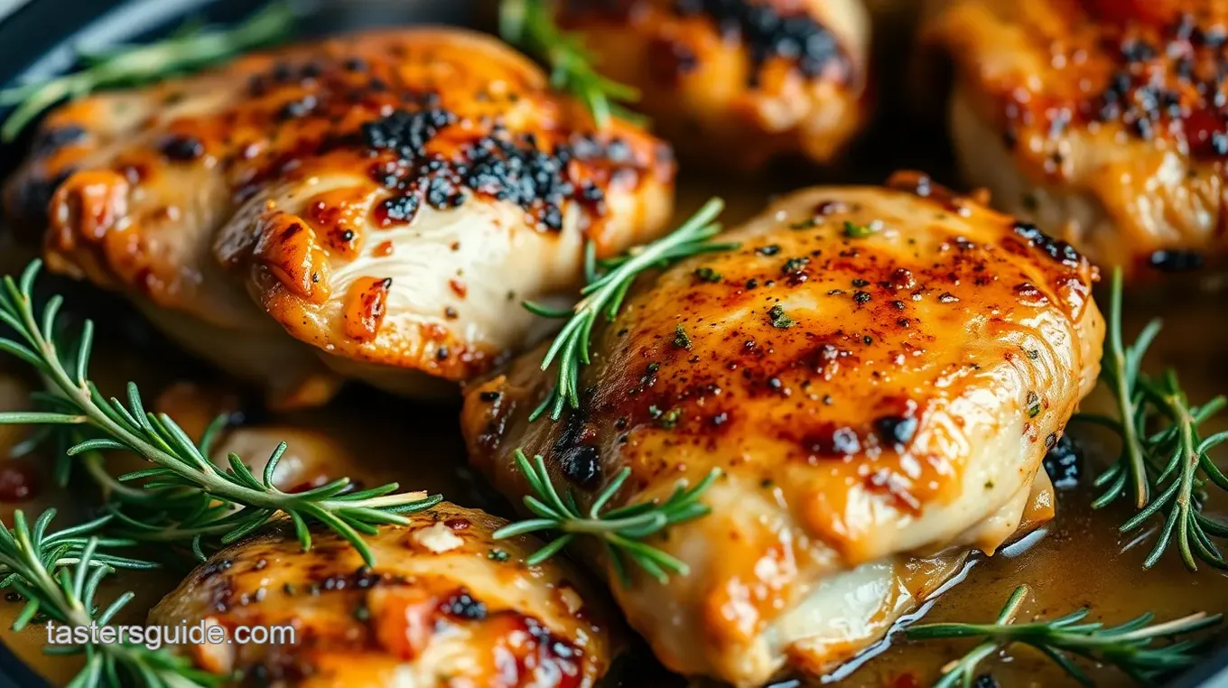 Savory Smoked Chicken Thighs with Garlic Herb Marinade