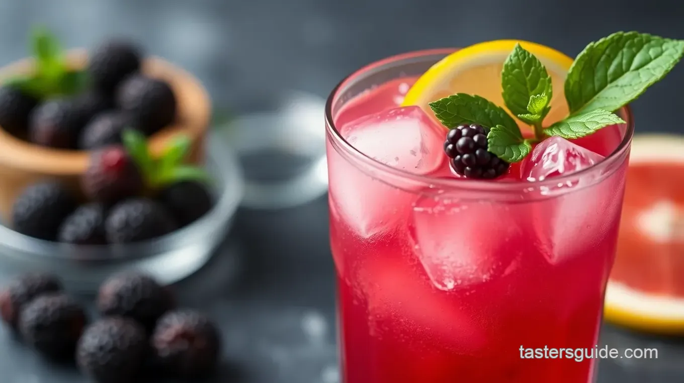 Blackberry Gin Cocktail