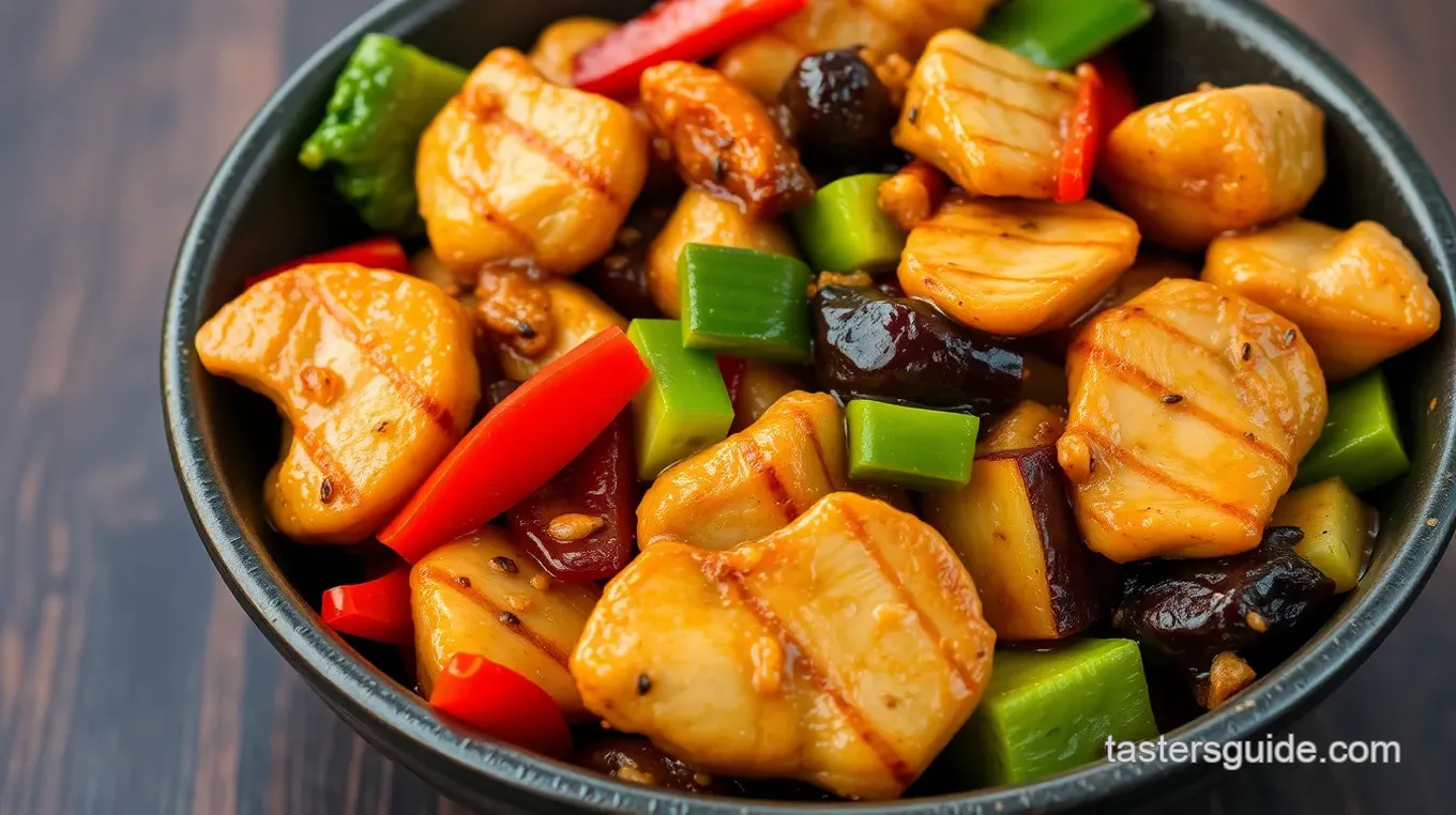 Asian Seasoned Stir-Fried Chicken with Vegetables