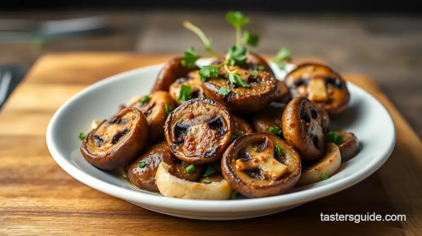 Smoked Mushrooms Recipe