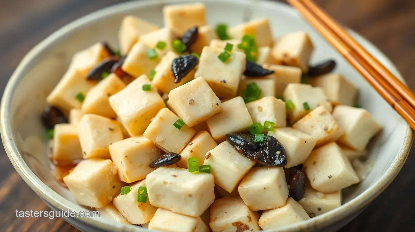 Black Garlic Tofu Stir-Fry