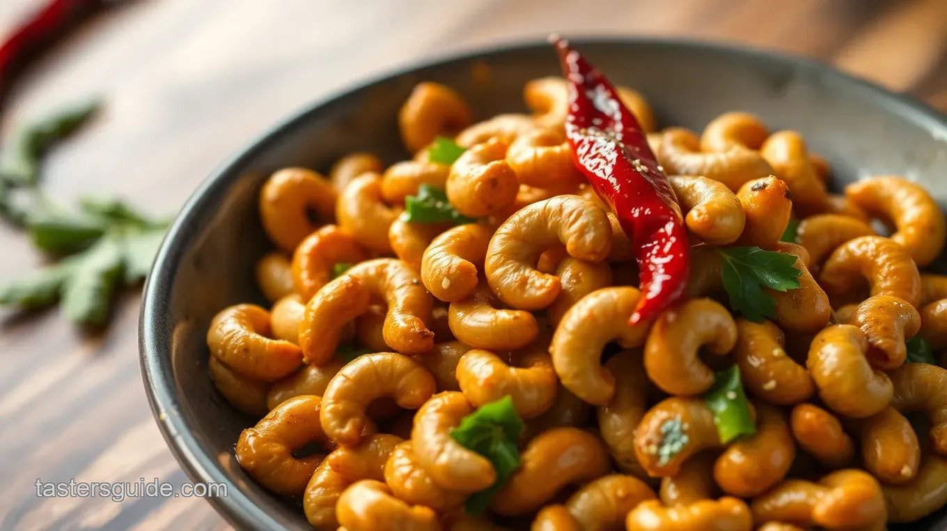 Wok-Seared Cashews with Scallions and Sesame