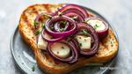 Grilled Purple Onion & Chartreuse Cheese Bliss