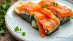 Hand Roll Salmon with Creamy Delight