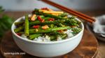 Stir Fry Asparagus with Szechuan Spice