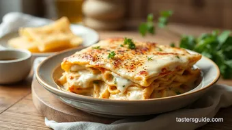 Bake Chicken Lasagna with Creamy Béchamel