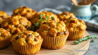 Baked Italian Sausage Stuffing Muffins