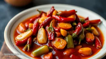 Blend Spicy Chili Sauce with Garlic Goodness