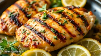 Grilled Chicken with Lemon Herb Flavor