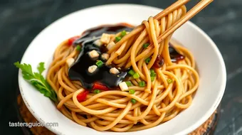 Quick Soba Noodles with Soy Sauce Delight