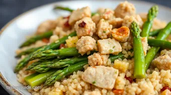 Sautéed Turkey Asparagus Quinoa Delight