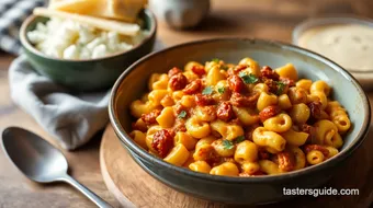 Stovetop Turkey Kimchi Chili Mac & Cheese