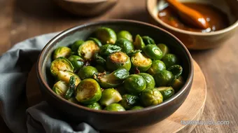 Tossed Brussels Sprouts with Maple Vinaigrette