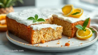 World Class Bakery 1/4 Sheet Caribbean Cake: Easy Tropical Delight! recipe card