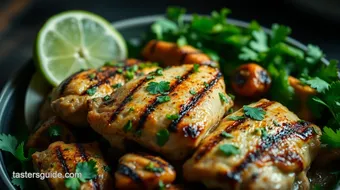 How to Make Mexican Restaurant Boneless Grilled Chicken Thighs with Lime Cilantro: A Delicious Family Favorite! recipe card