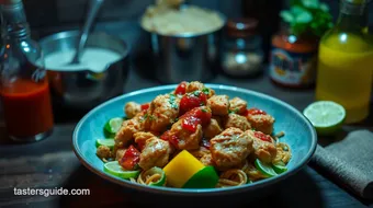 My Grandma's Zesty Qdoba Cholula Chicken Bowl: A Flavorful Fave! recipe card