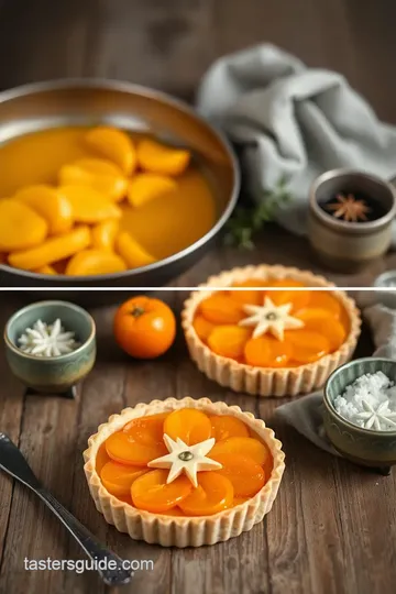 Bake Apricot Tart with Star Anise Delight steps