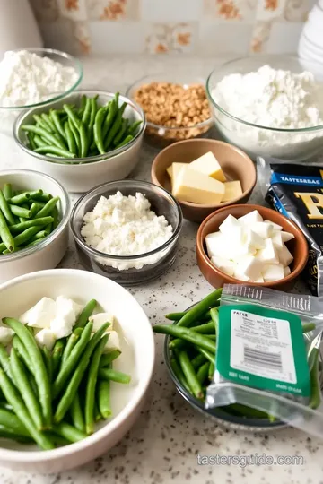 Green Bean Galette ingredients