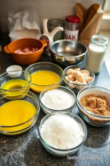 Sourdough Discard Breakfast Muffins ingredients