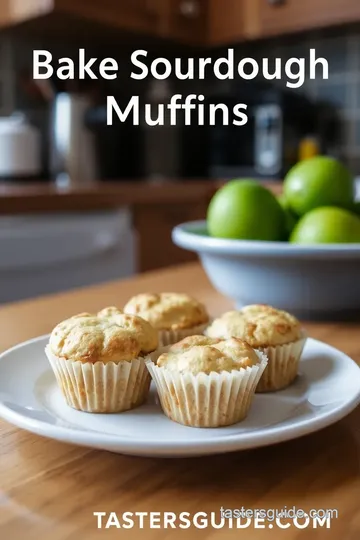 Sourdough Discard Breakfast Muffins steps