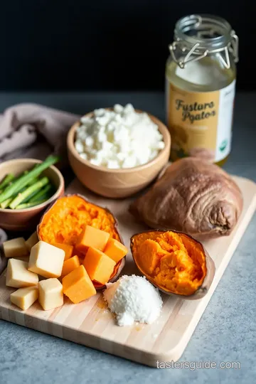 Vegan Sweet Potato Casserole ingredients