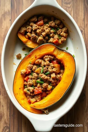 My Favorite Baked Acorn Squash with Savory Filling steps