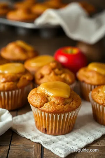 Apple Brown Butter Bouchons presentation