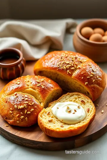 Baked Cardamom Bread - Traditional Pulla presentation