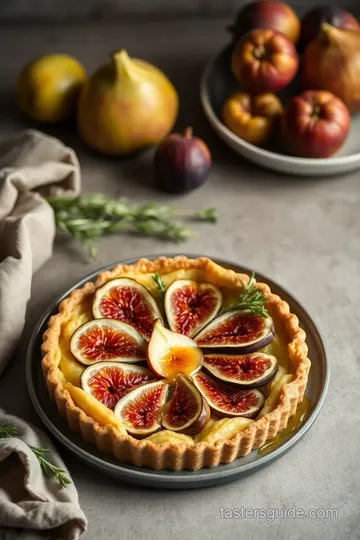 Baked Fig Tart with Rosemary & Honey steps