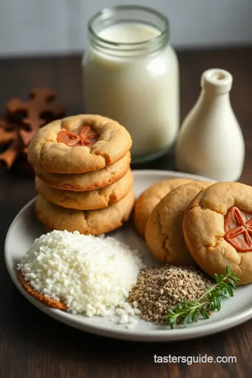 Chewy Triple Ginger Cookies ingredients