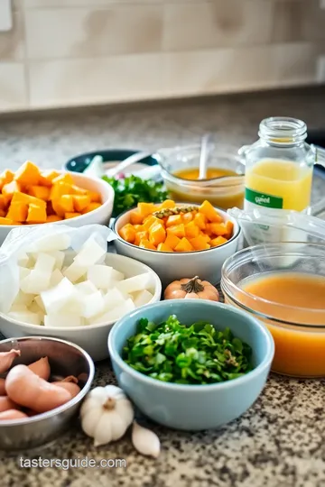 Deliciously Creamy Butternut Squash Soup ingredients