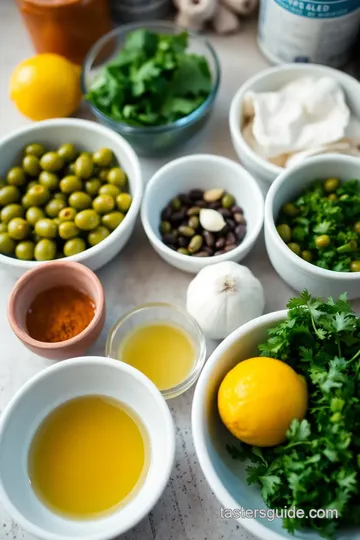 Castelvetrano Olive Tapenade ingredients