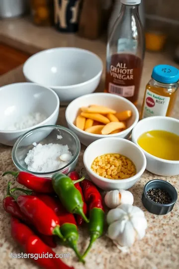 Ghost Pepper Sauce Recipe ingredients