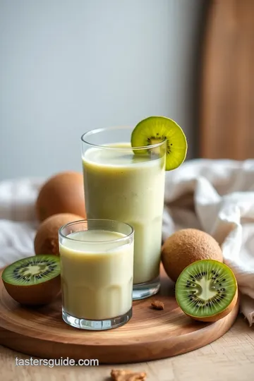 Zesty Kiwi Bliss Smoothie ingredients