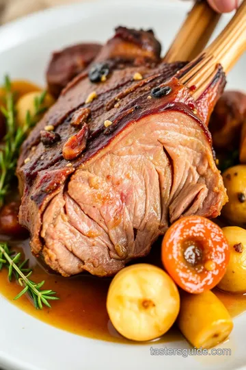 Jewish Lamb Shoulder Recipe presentation