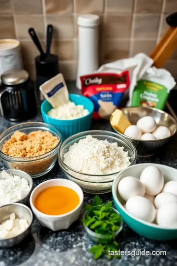 Chimi Cheesecake ingredients